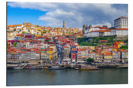 Cuadro de aluminio Ribeira Pier, Porto, Portugal - HADYPHOTO