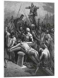 Acrylglasbild Kreuzigung Jesu - Gustave Doré
