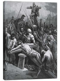 Quadro em tela Crucifixion of Jesus - Gustave Doré