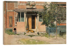 Holzbild Veranda - Carl Larsson