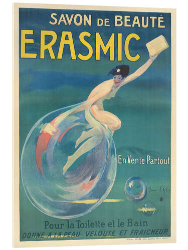 Acrylic print Beauty soap Erasmic - Jean d'Ylen
