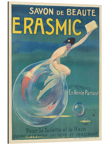 Aluminium print Beauty soap Erasmic - Jean d'Ylen
