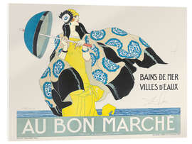 Acrylic print Au Bon Marché - René Vincent - Vintage Advertising Collection