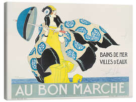 Obraz na płótnie Au Bon Marché - René Vincent - Vintage Advertising Collection