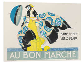 Tableau en PVC Au Bon Marché - René Vincent - Vintage Advertising Collection