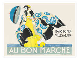 Wandbild Au Bon Marché - René Vincent - Vintage Advertising Collection
