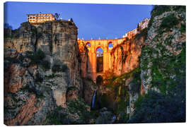 Lienzo Blue hour over Ronda, Andalusia, Spain - Achim Thomae