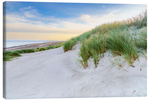 Canvas print View over the Baltic Sea beach