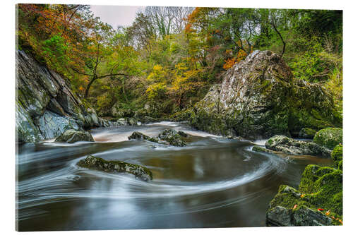 Akrylglastavla Fairytale gorge in Wales