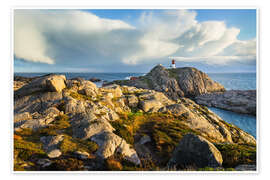 Wandbild Leuchtturm von Lindesnes - Moqui, Daniela Beyer