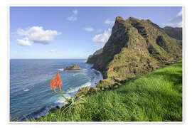 Wandbild Aussichtspunkt São Cristovão, Madeira - Michael Valjak