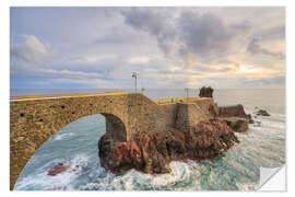 Sticker mural Ponta do Sol in the evening, Madeira - Michael Valjak