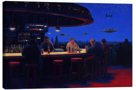 Canvas print Futuristic Bar - Felipe Hora