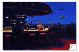 Wandsticker Futuristische Bar