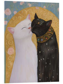 Acrylic print Klimt Cat Kiss