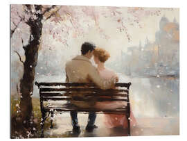 Gallery print Romantic couple under cherry blossom tree - TAlex