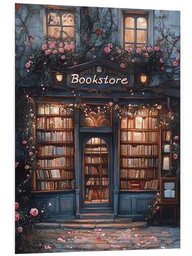 Bilde på skumplate Vintage Antique Bookstore