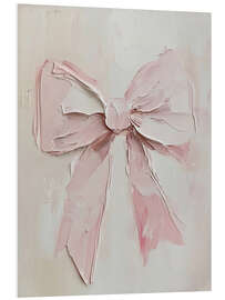 Obraz na PCV Valentines Day Pink Ribbon