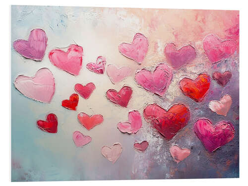 Bilde på skumplate Pink Hearts
