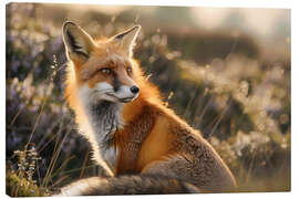 Canvastavla Red fox in the Scottish Highlands - Christian Müringer