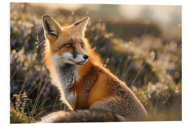 Quadro em PVC Red fox in the Scottish Highlands - Christian Müringer