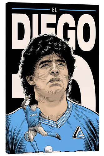 Stampa su tela El Diego