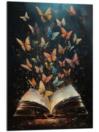 Akryylilasitaulu Magic Butterflies Book