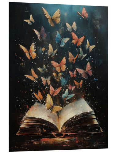 Bilde på skumplate Magic Butterflies Book