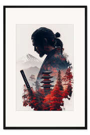 Gerahmter Kunstdruck Schwertheld