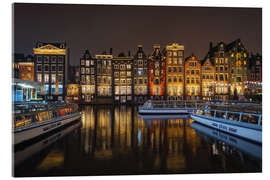 Acrylic print Amsterdam by night - Martin Podt