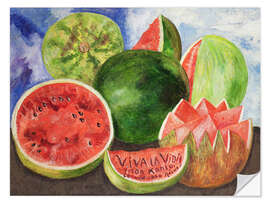 Wandsticker Viva la vida, 1954 - Frida Kahlo
