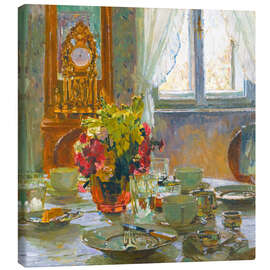 Canvas print The Breakfast table