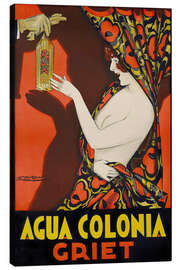 Canvas-taulu Agua Colonia Griet - Achille Lucien Mauzan