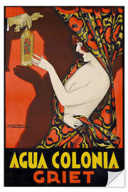 Vinilo para la pared Agua Colonia Griet - Achille Lucien Mauzan