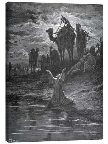 Quadro em tela The Bible - Jacob Prays for Protection