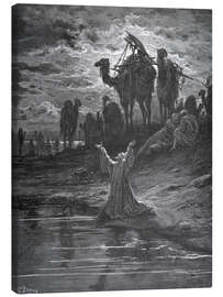 Quadro em tela The Bible - Jacob Prays for Protection - Gustave Doré