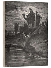 Quadro de madeira The Bible - Jacob Prays for Protection - Gustave Doré