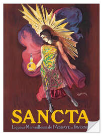 Wall sticker Sancta Liqueur Merveilleuse - Leonetto Cappiello