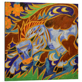 Cuadro de aluminio Blue Cow