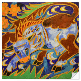 Sisustustarra Blue Cow