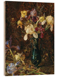 Holzbild Iris - Marie Egner