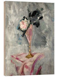 Quadro de madeira Flower Vase - Jacqueline Marval