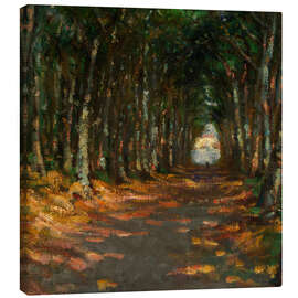 Tableau sur toile Allee dans le Parc, 1906 - Alice Pike Barney