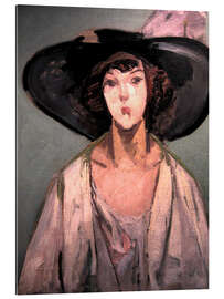 Gallery Print Frau mit Hut