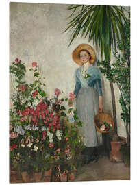 Acrylglasbild In der Orangerie - Olga Boznanska