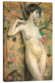 Lienzo Nude against Screen, 1911 - Alice Pike Barney