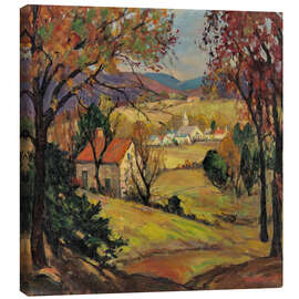 Leinwandbild Berge im Oktober, 1940 - Fern Isabel Coppedge