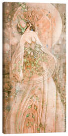 Lienzo June roses - Margaret MacDonald Mackintosh