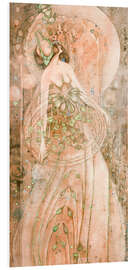 Hartschaumbild Junirosen