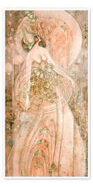 Wandbild Junirosen - Margaret MacDonald Mackintosh